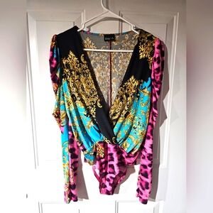 Payal Bodysuit in Multicolor